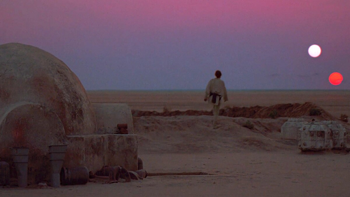 Image result for luke skywalker on tatooine