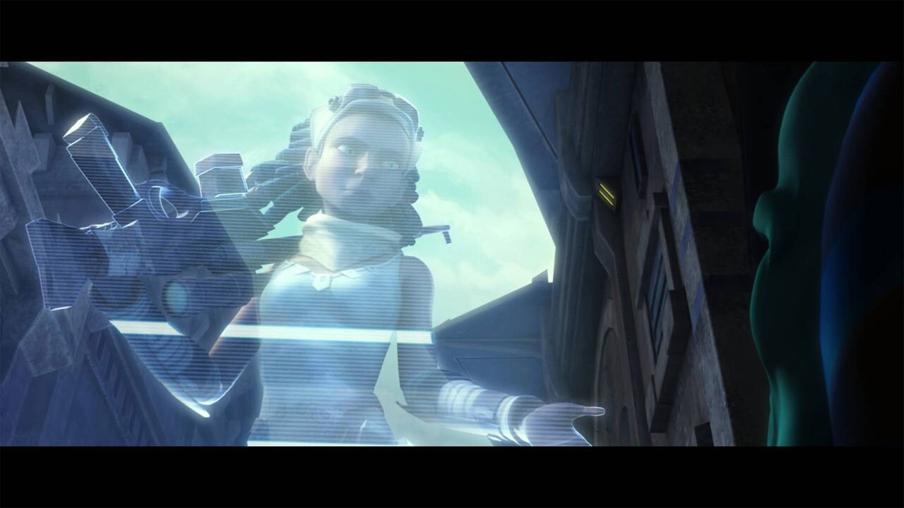Under Steela's direction, the rebels broadcast holographic images of her directly addressing the ...