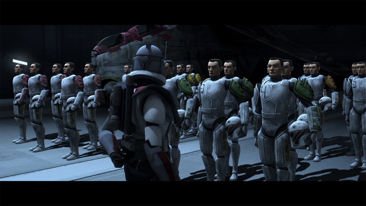 Bric addresses the clone cadets that in order to be the best of the best -- ARC troopers -- they ...