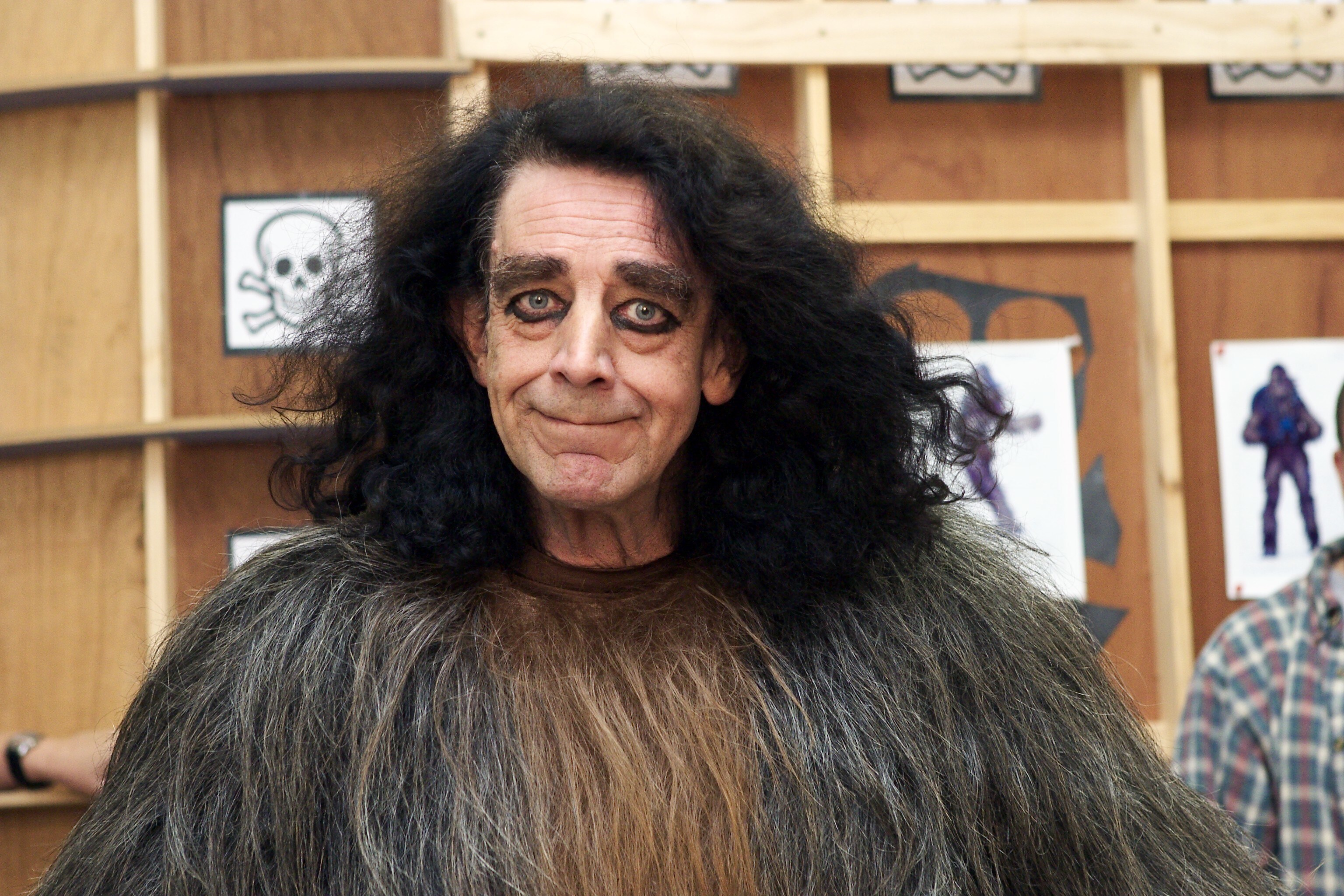 Peter Mayhew in-costume as Chewbacca.