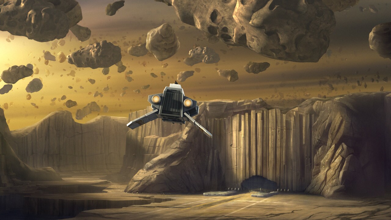 Not even Hera could avoid every scrape – the Phantom was damaged fleeing TIE fighters on Lothal. ...