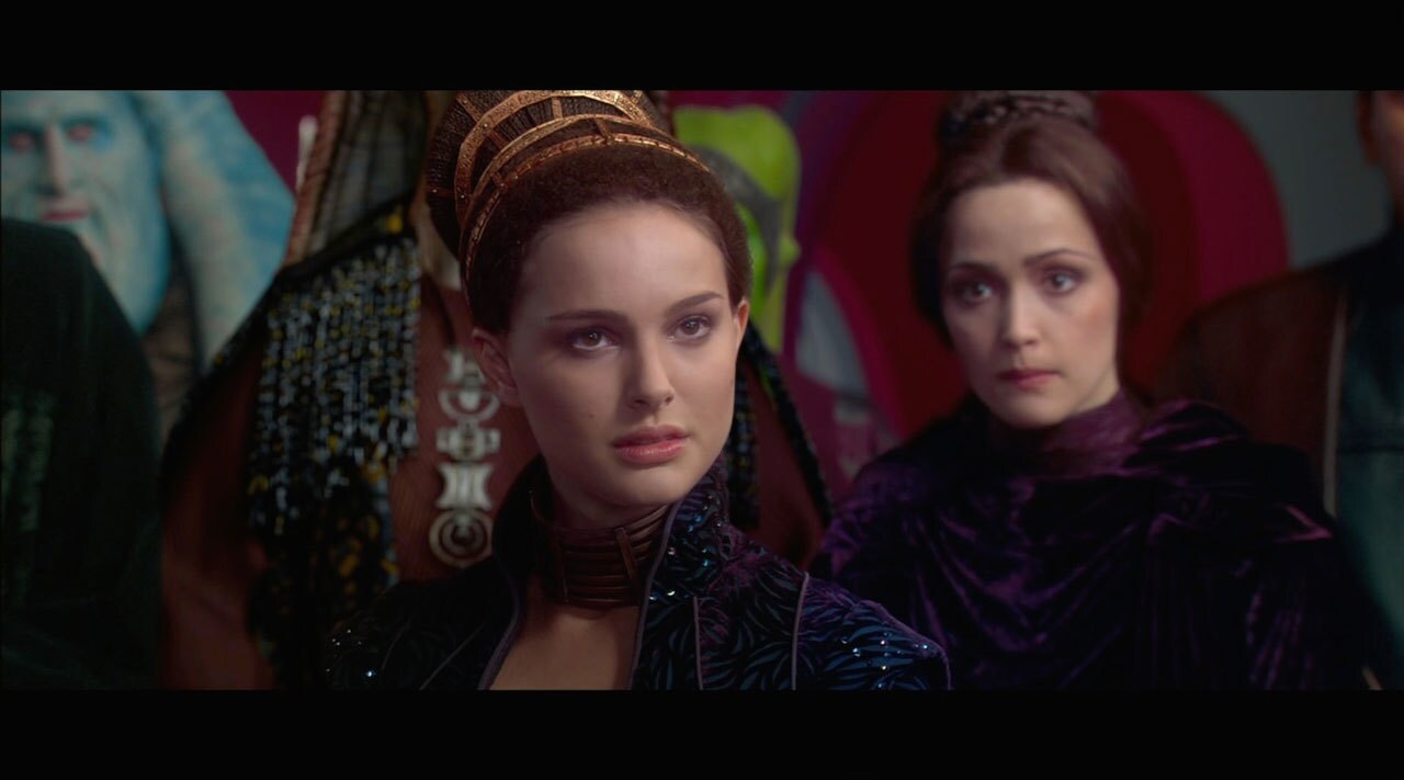 Amidala survived – she had been traveling aboard an escort starfighter escort – and met with Chan...