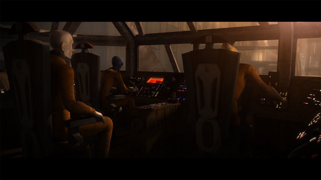 The criminals steal a ship and fly away from the prison. Eval is impressed with Hardeen. Perhaps ...