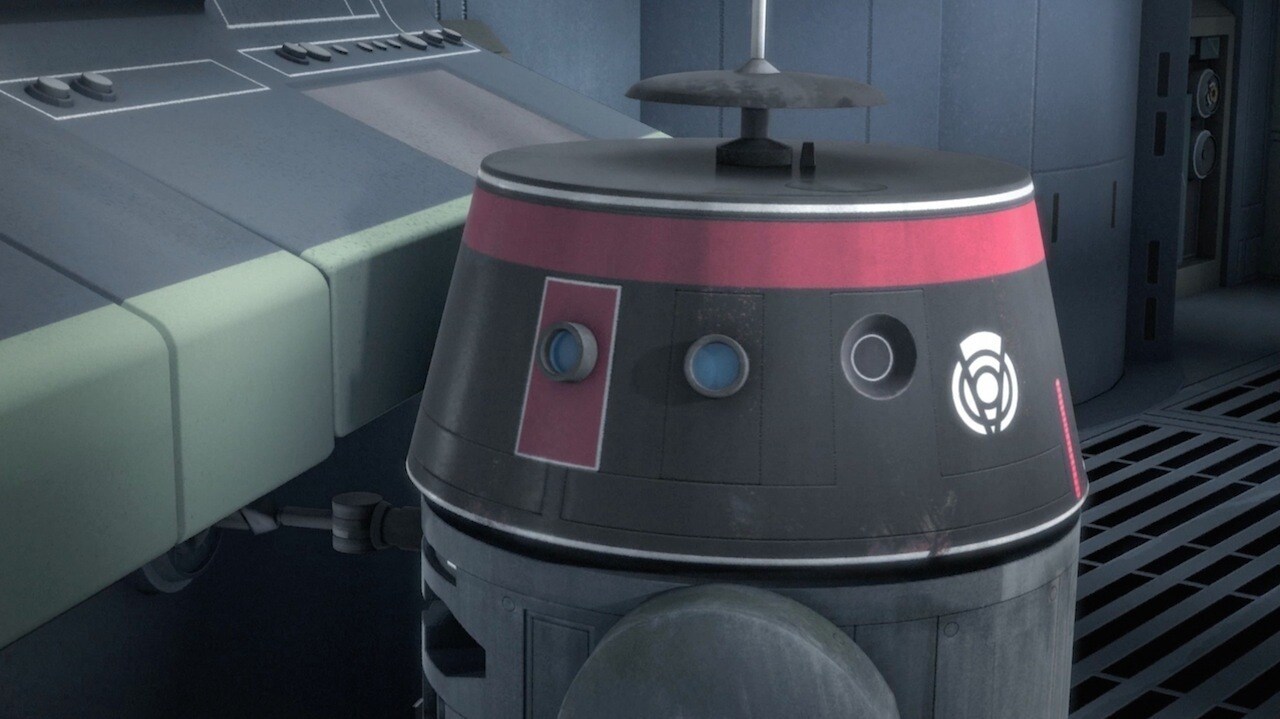 With the rebels desperate to find Kanan after the Jedi’s capture, Chopper posed as an Imperial co...