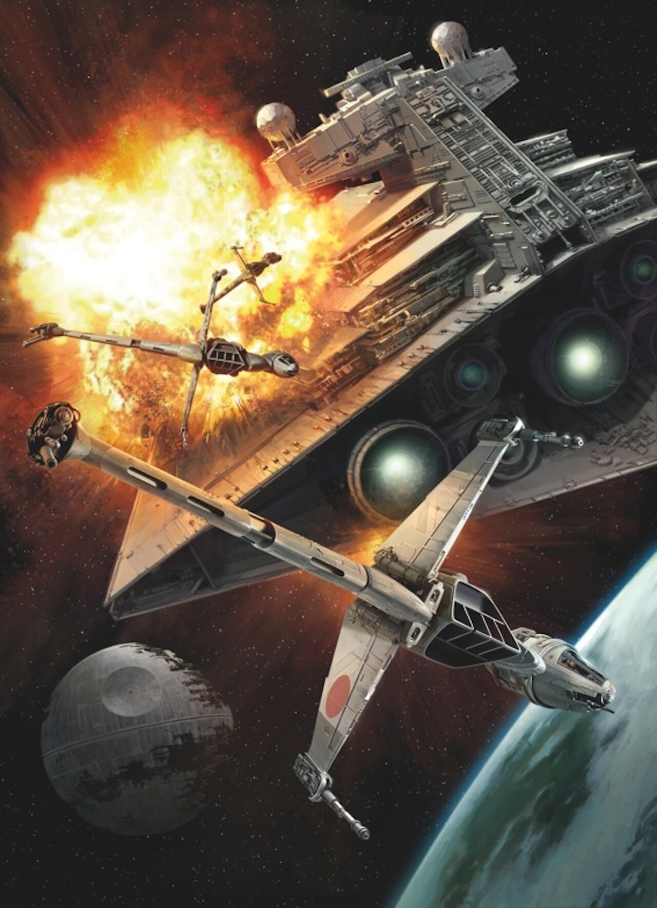 The B-wing’s advanced targeting systems allowed pilots to sync attacks so multiple fighters could...