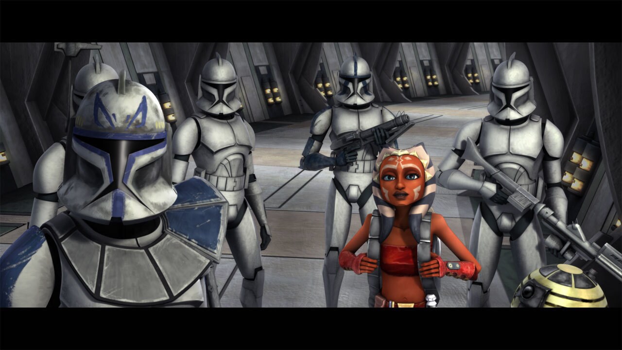 As Ahsoka leads her troops deeper into the station, R3-S6 opens a transmission to General Grievou...