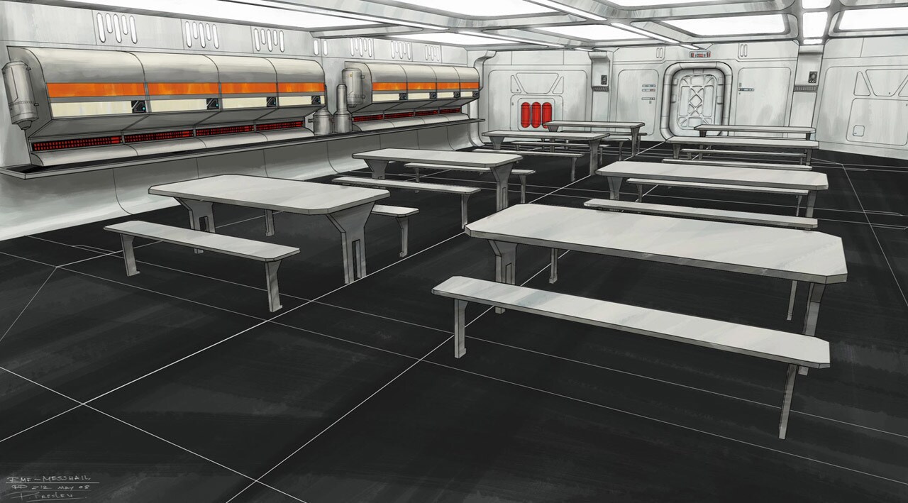 Republic medical frigate mess hall final design