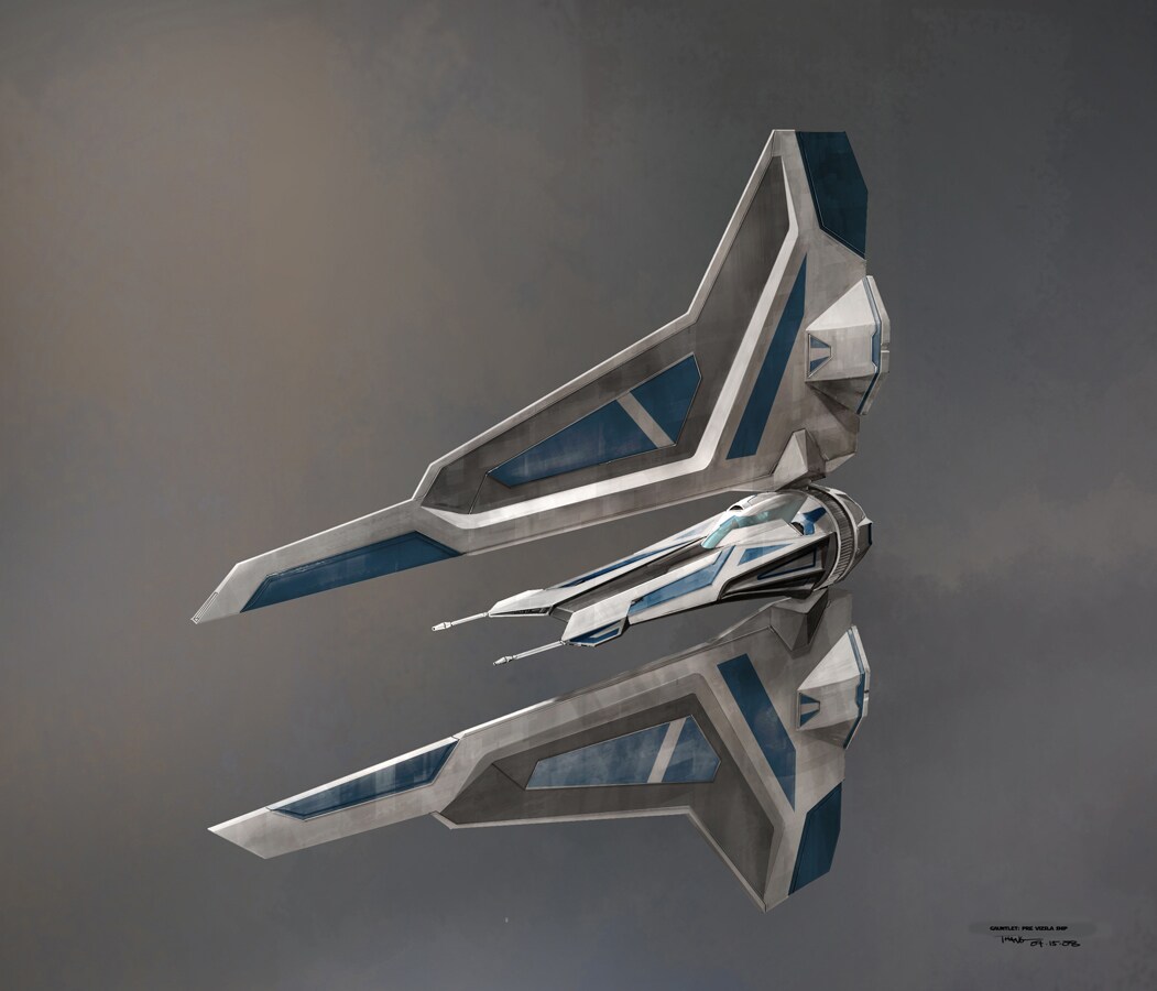 Mandalorian starfighter final design