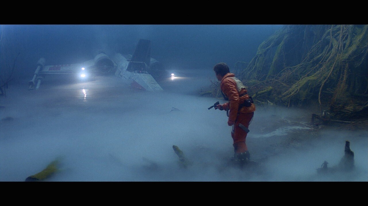 The X-wing pilots who escaped Hoth traveled through hyperspace to an agreed-upon rendezvous point...