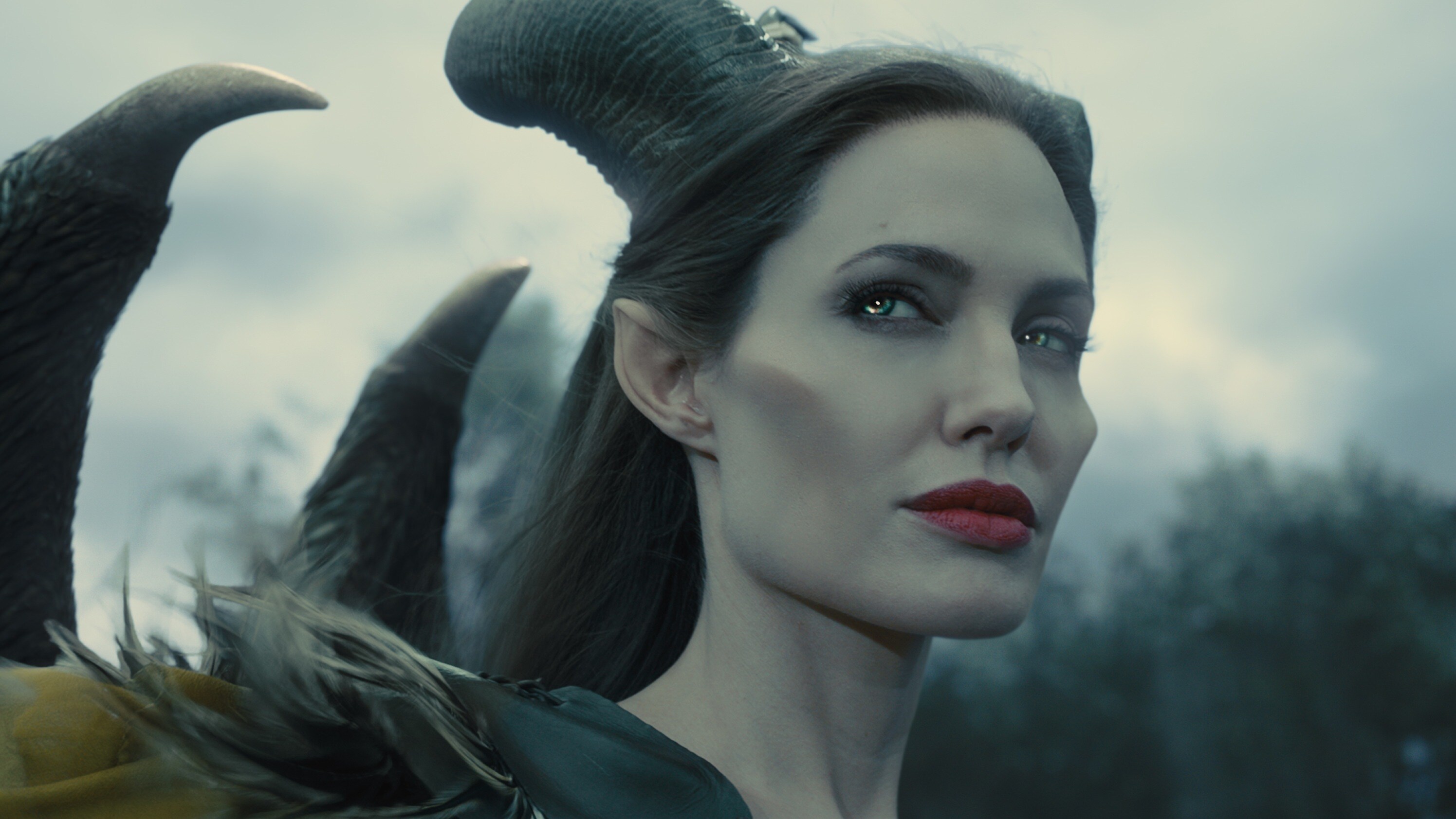 Angelina Jolie as Maleficent in the movie "Maleficent"