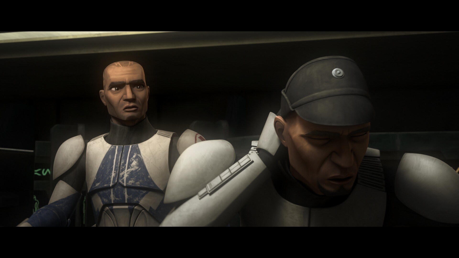 Kix is surprised to see Fives -- word has spread that Fives tried to assassinate the Chancellor a...