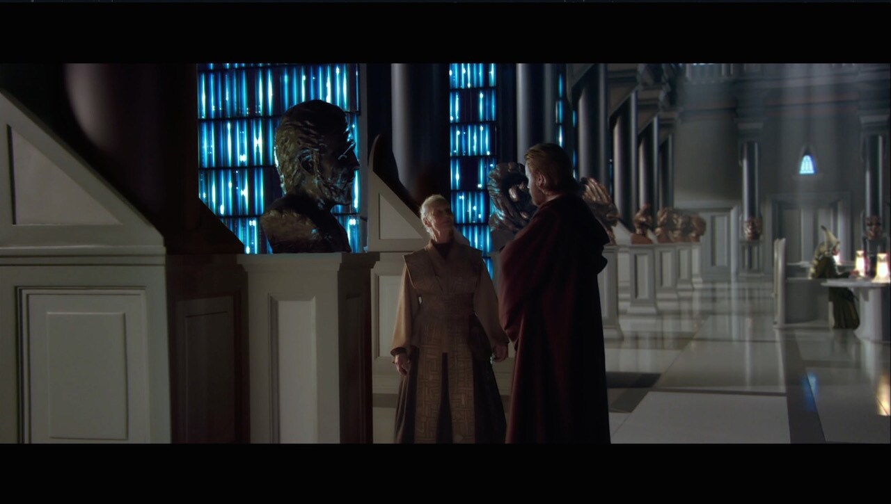 The Jedi Archives contained the accumulated knowledge of the Order, with its librarians confident...