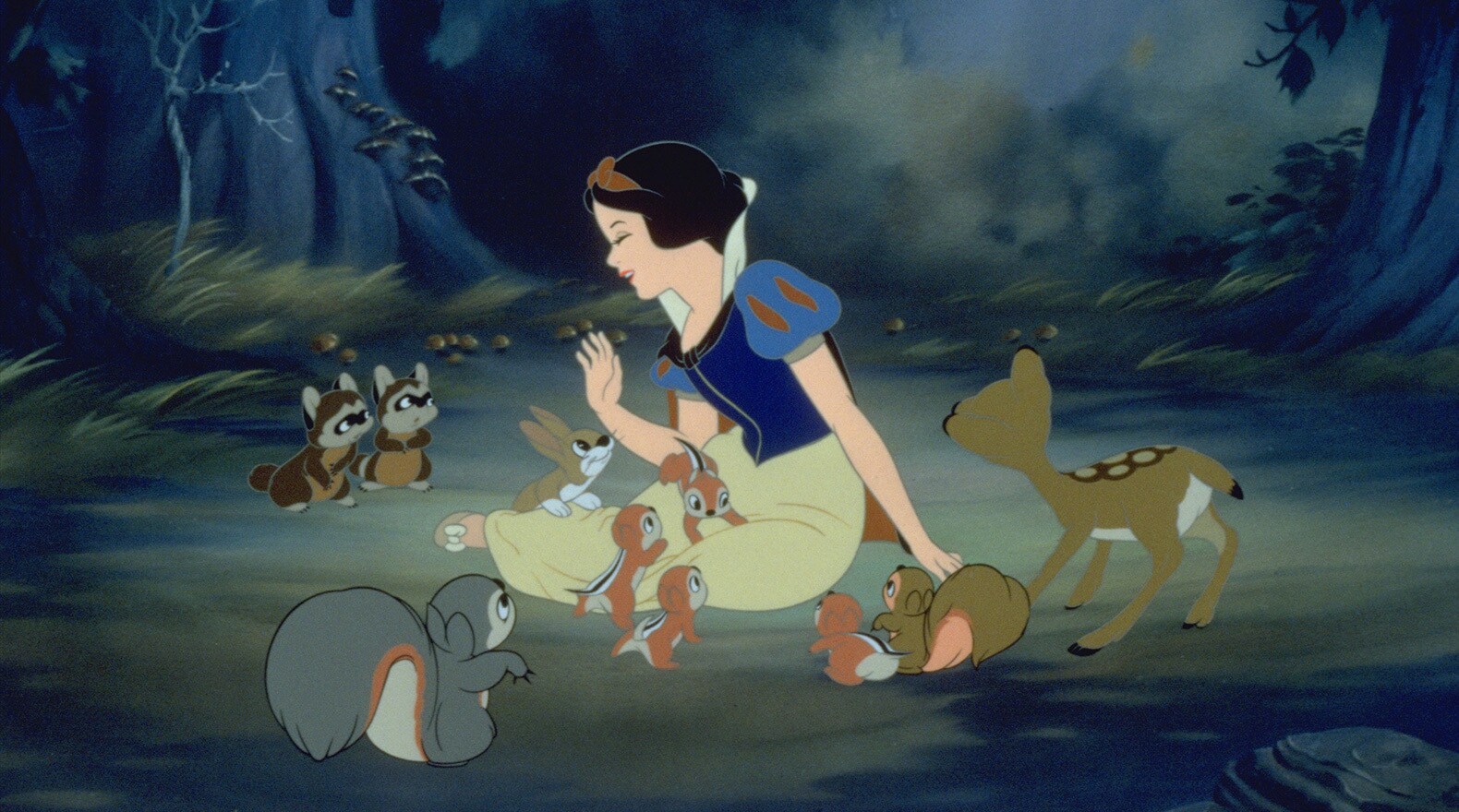 Snow White believes in being kind to all creatures.