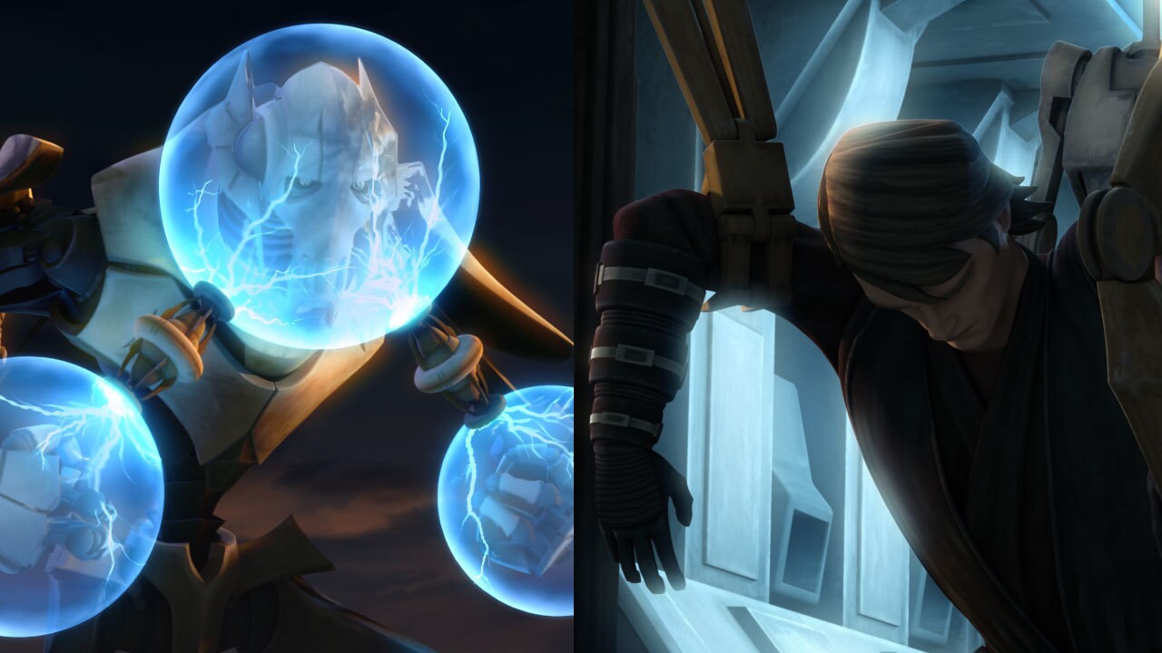 This episode again continues to tradition of General Grievous and Anakin Skywalker barely encount...
