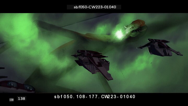 Concept art of the Zillo Beast under attack by gunships