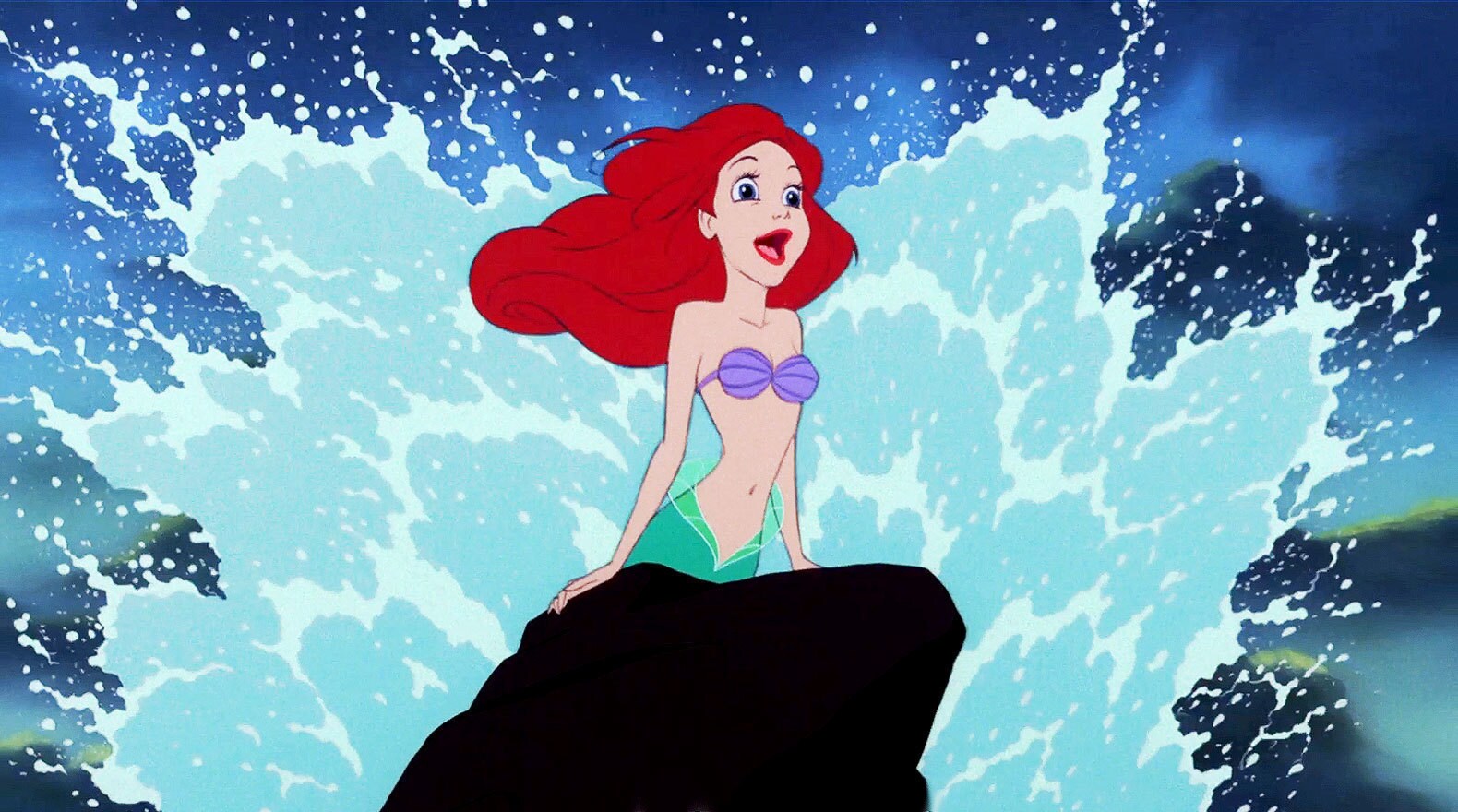 “Out of the sea, wish I could be, part of that world!”