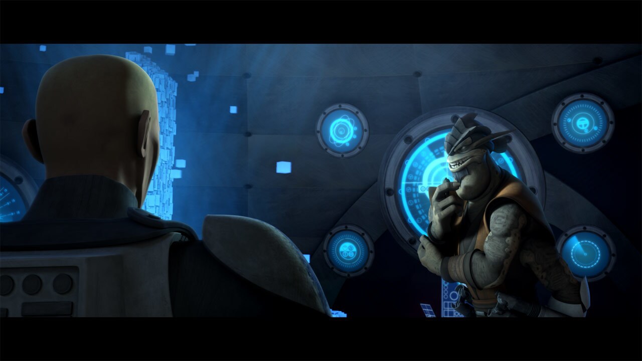Rex takes Fives' proposal to General Krell, who rejects it. Krell doesn't have faith in the clone...