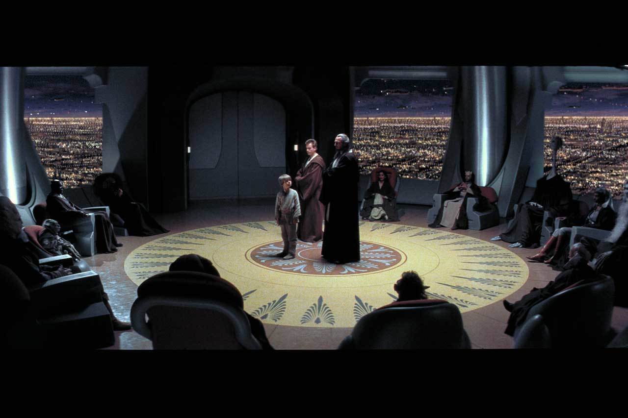 The Jedi Master then traveled to Coruscant to present Anakin to the Jedi Council. The Council, ho...