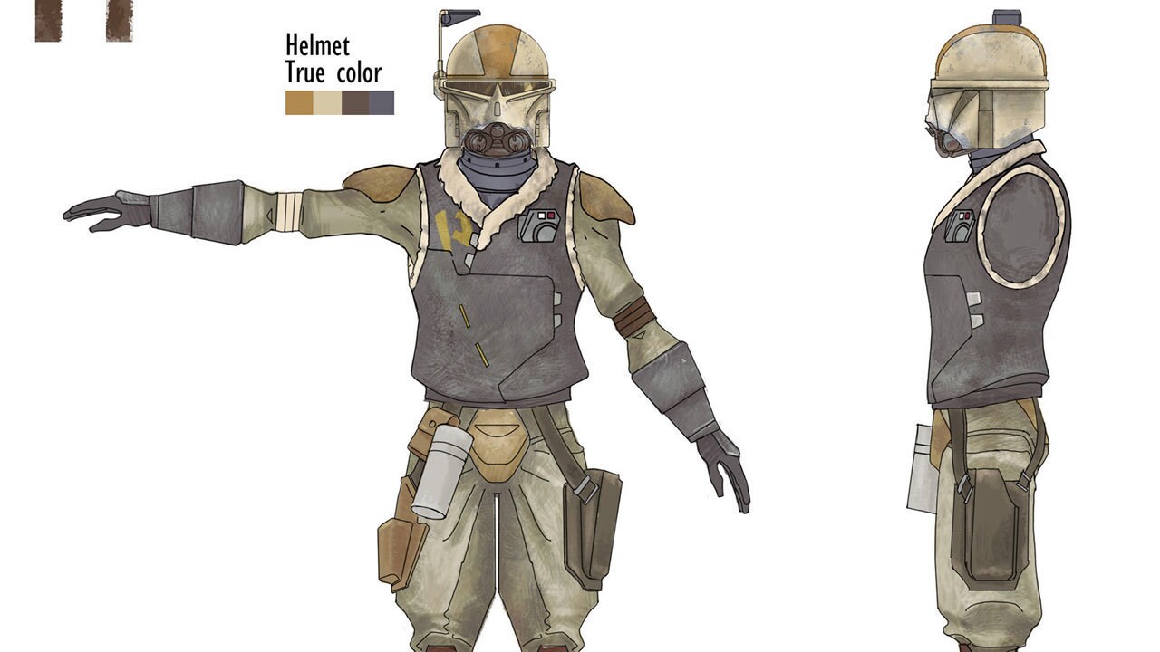 Rako Hardeen fugitive armor illustration by Andre Kirk