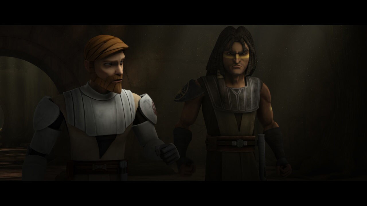 Obi-Wan and Quinlan find the dungeon where Ziro was imprisoned. He is gone, and they suspect he h...