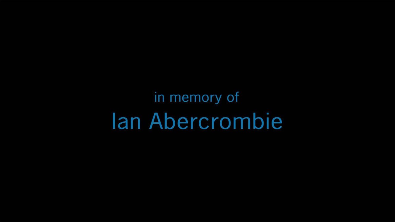 The episode begins with the title card "In Memory of Ian Abercrombie" -- the voice of Palpatine o...