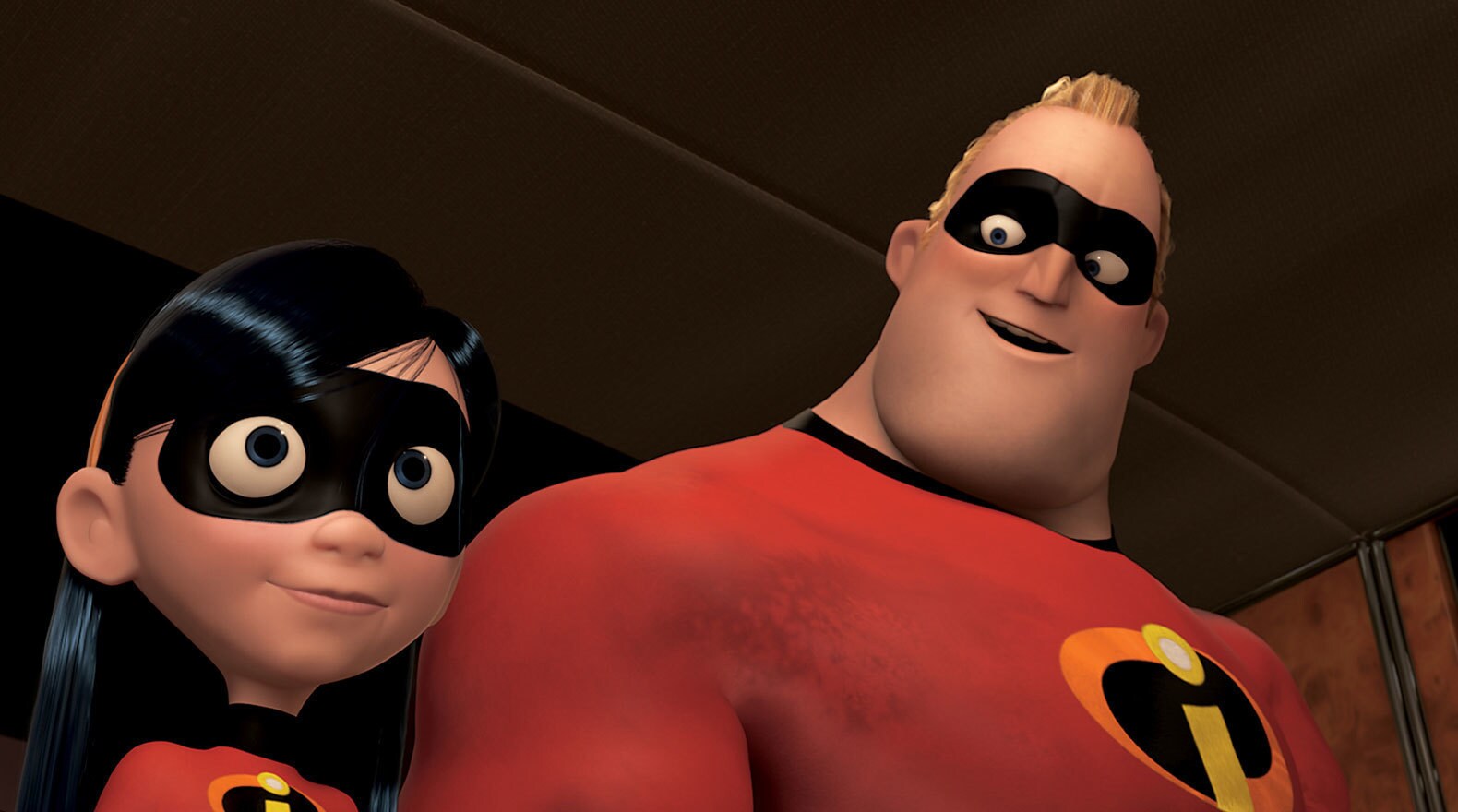 Bob encourages Violet to try a new hairstyle in "The Incredibles"