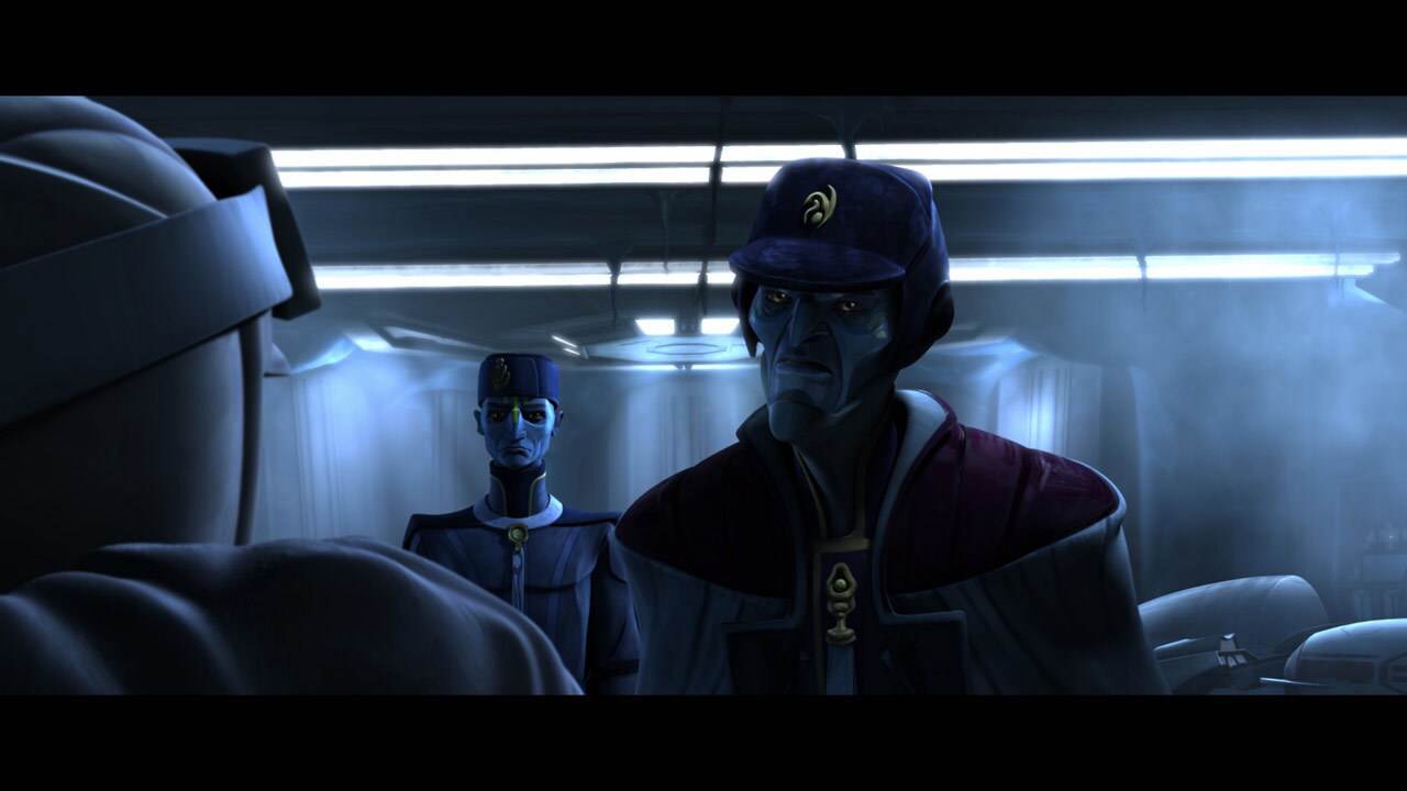 After receiving the report about the Talz from Anakin and Obi-Wan, Pantoran Chairman Cho Chi argu...