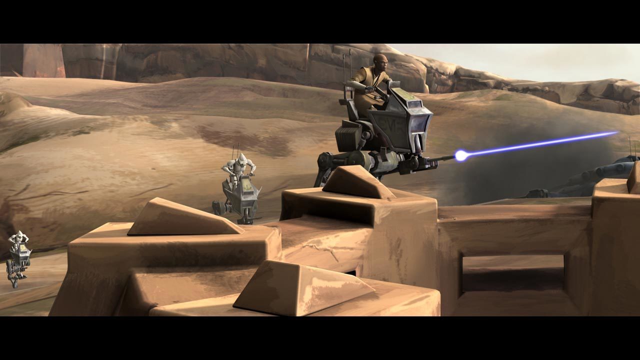 During the Clone Wars, Mace helped direct the war effort from Coruscant and sometimes took the fi...