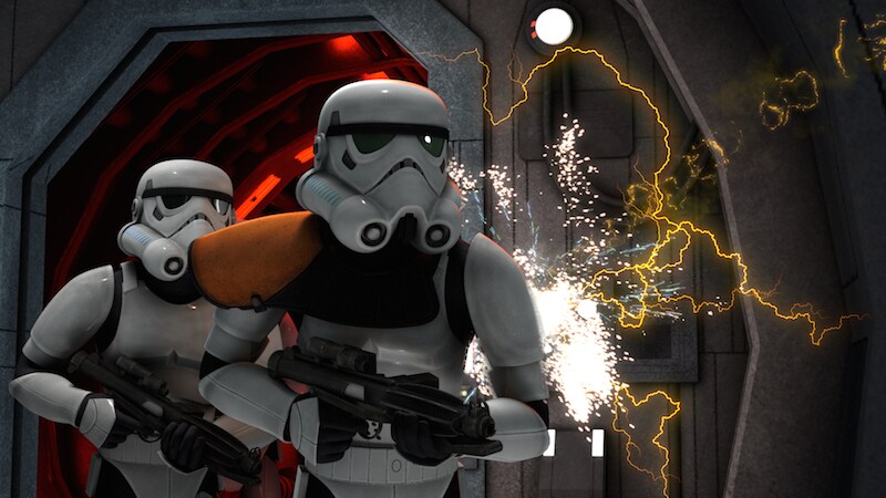 Stormtroopers as depicted in "Star Wars Rebels"