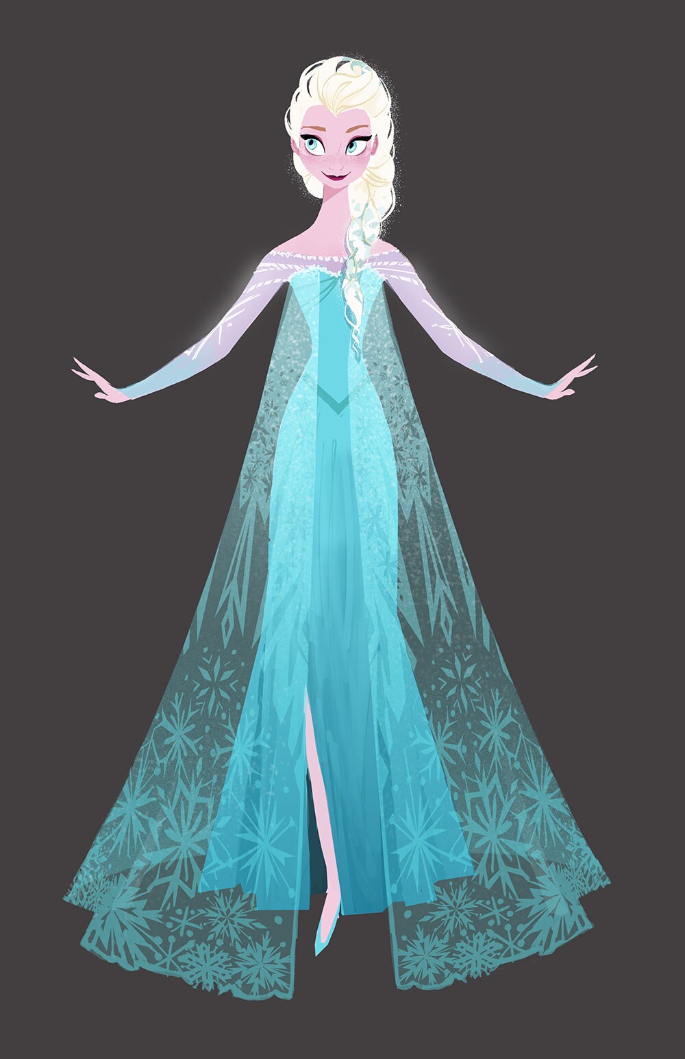 Little Elsa from Frozen 2  Pencil Colour Drawing  Meghnaunnicom
