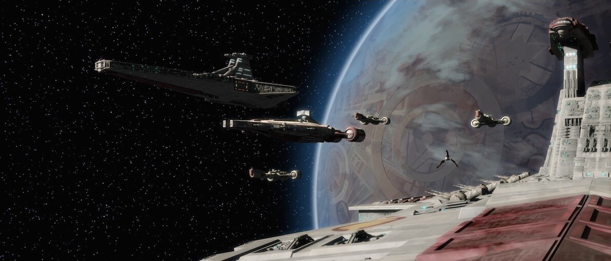 Venator-class Star Destroyers during The Clone Wars