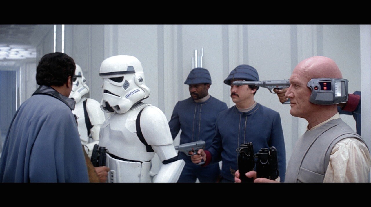 Lando had finally had enough, and signaled Cloud City’s soldiers to ambush the stormtroopers. The...