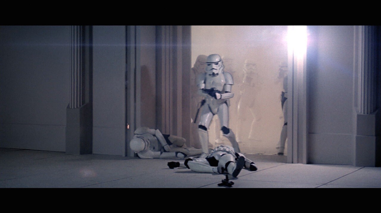 After Lando decided to switch sides, the rebels fought a running battle with Vader’s stormtrooper...