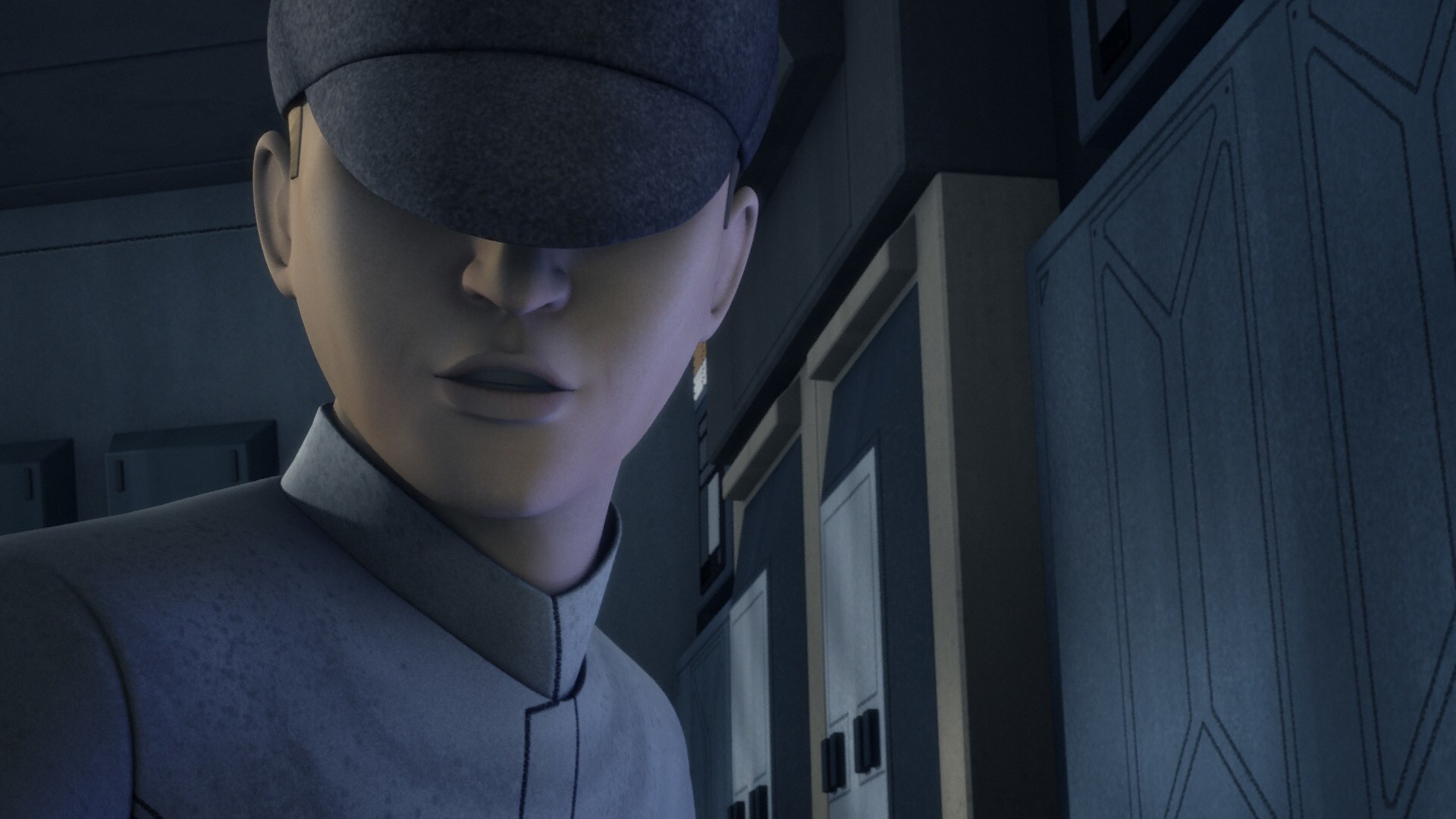 The Clone Wars series could reuse a single crewman model multiple times to populate a ship, since...