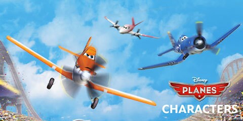 Characters from planes the movie