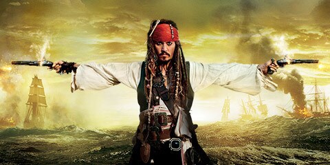 Captain Jack Sparrow, Pirates of The Caribbean