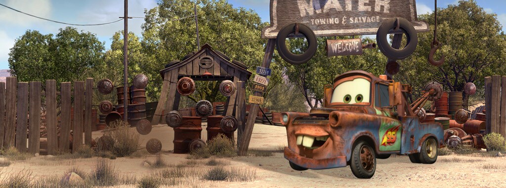 tow mater junkyard