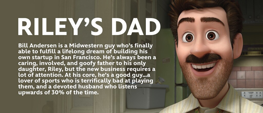 Inside Out - Riley's Dad Character