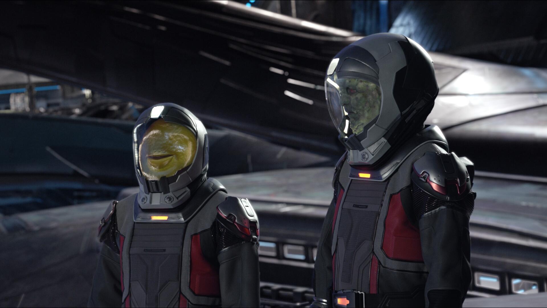 The Orville: New Horizons -- “Electric Sheep” - Episode 301 -- The Orville crew deals with the interpersonal aftermath of the battle against the Kaylon on the season three premiere of “The Orville: New Horizons”. (Photo by: Hulu)