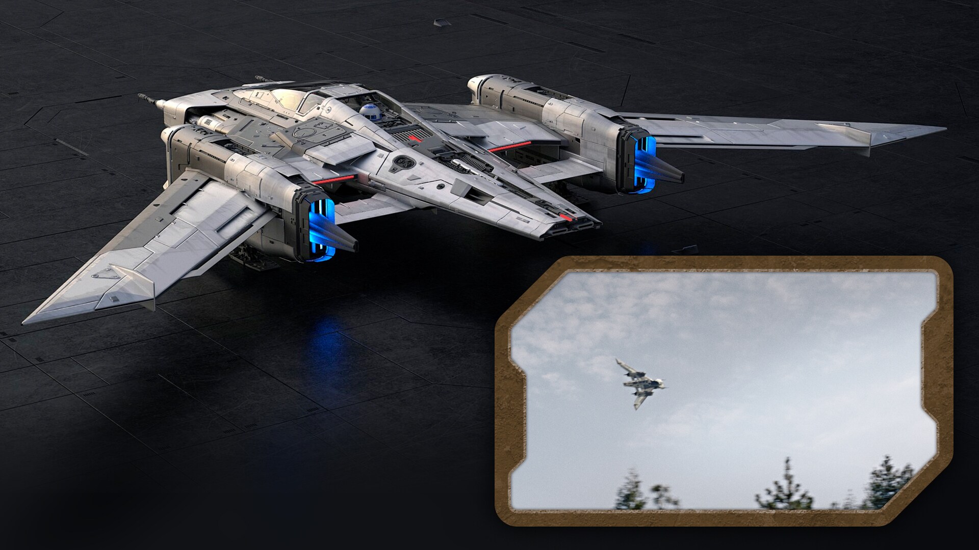 The ship Leia imagines the ranger flying is the Tri-Wing S-91x Pegasus starfighter design, develo...