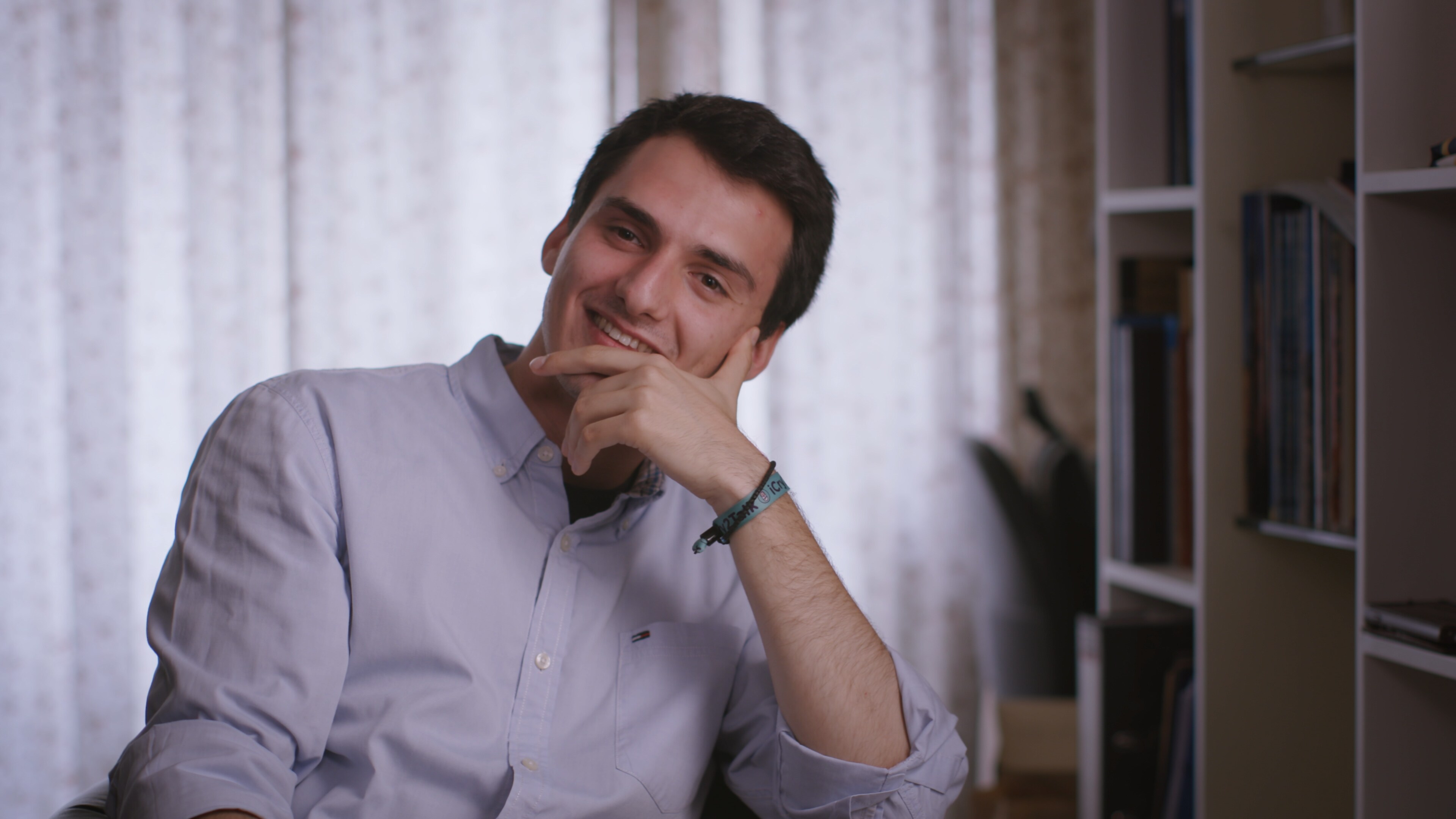 Thessaloniki, Greece - Jason Hadzikostas, co-founder of iCry2Talk. (Credit: Future of Work Film Inc)