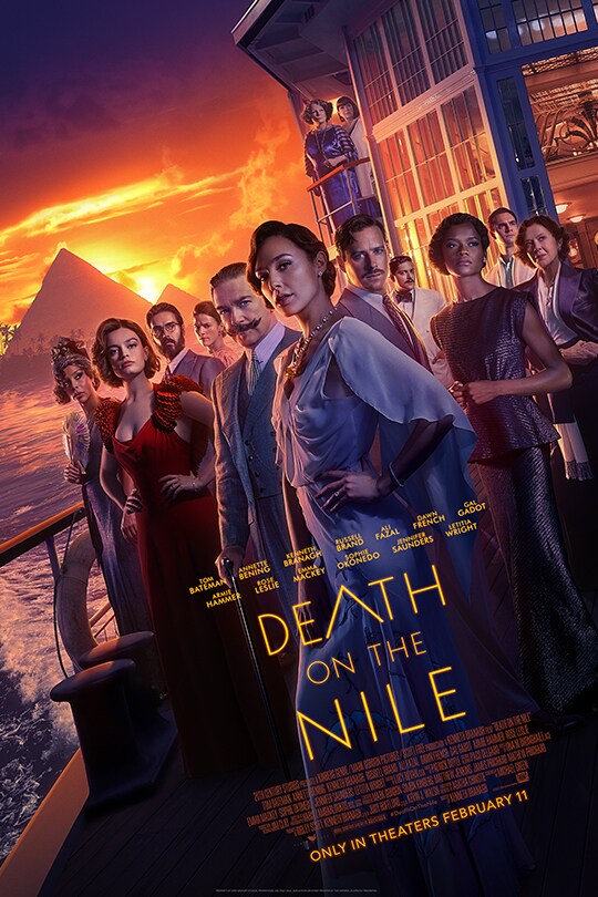 Death on the Nile | Only in theaters February 11 | movie poster