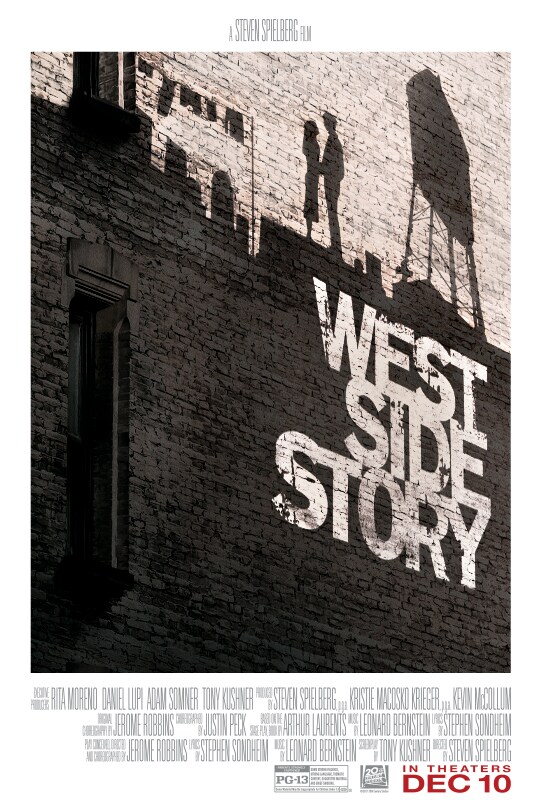 A Steven Spielberg film | West Side Story | In theaters December 10 | movie poster