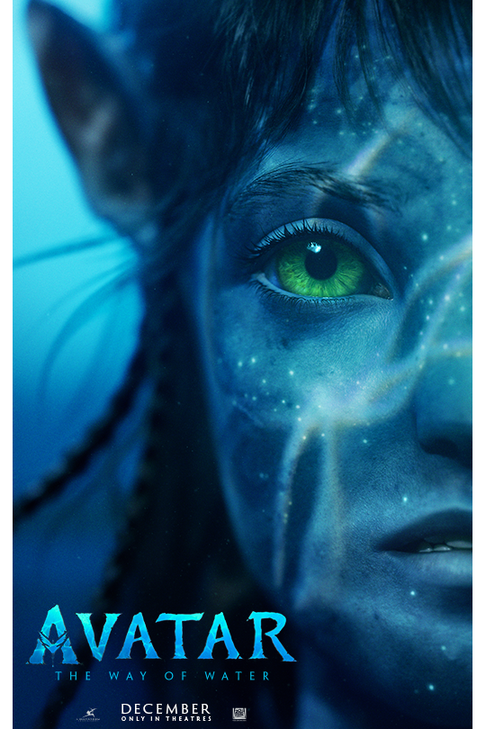 Avatar: The Way of Water | December | Only in theaters | movie poster