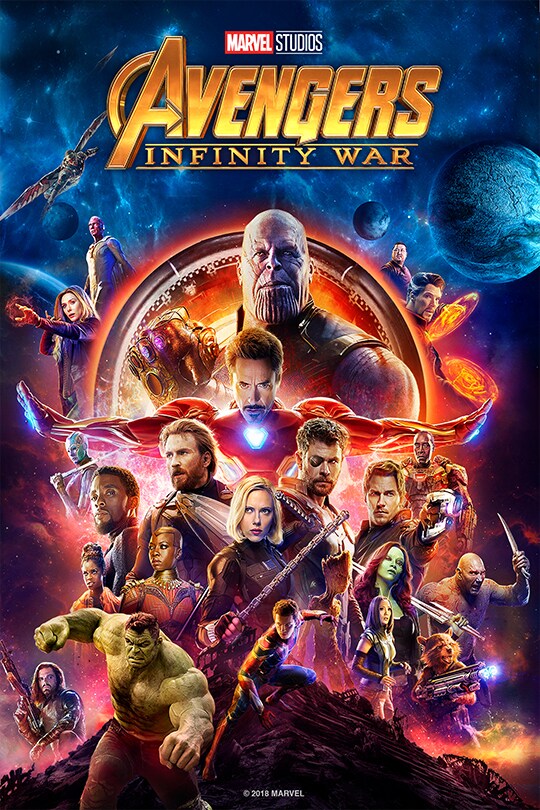 Avengers: Infinity War Cast Signed Movie Poster 