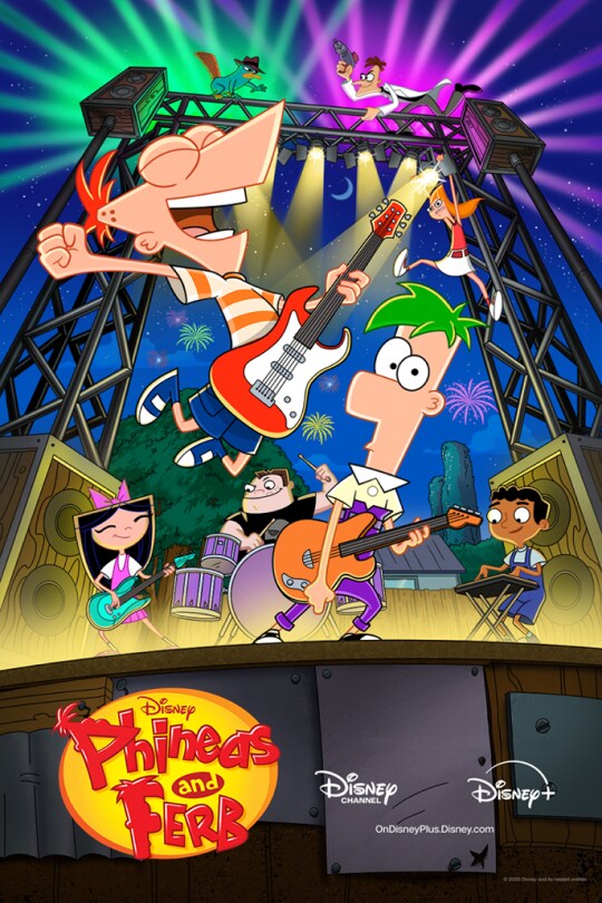 Phineas and Ferb | New Season | June 5 Disney Channel | Next Day Disney+ | Poster Artwork