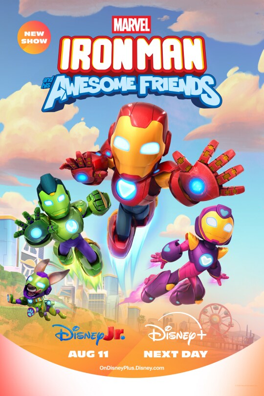 Marvel's Iron Man and His Awesome Friends | Disney+ | Poster
