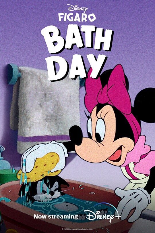 Disney Figaro | Bath Day | Now Streaming | Disney+