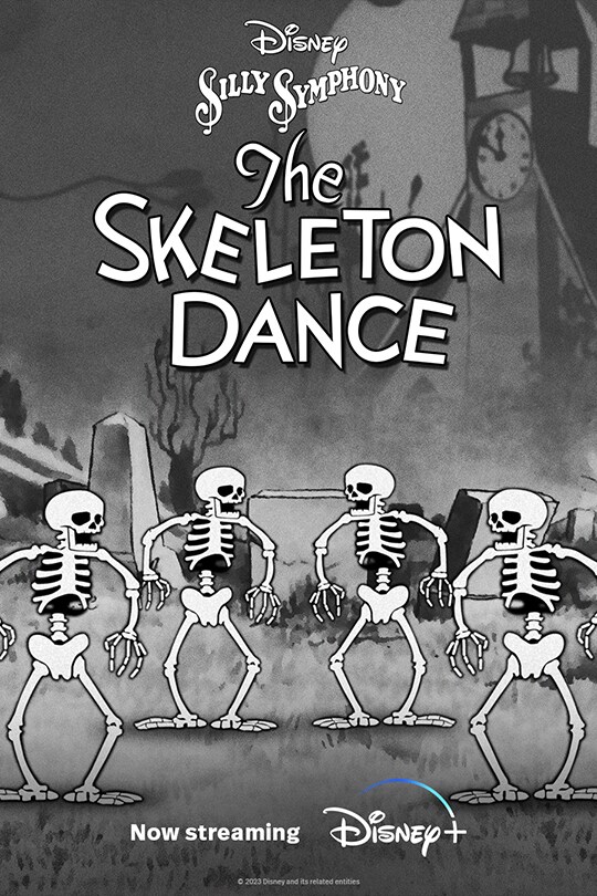Disney Silly Symphony | The Skeleton Dance | Now Streaming | Disney+