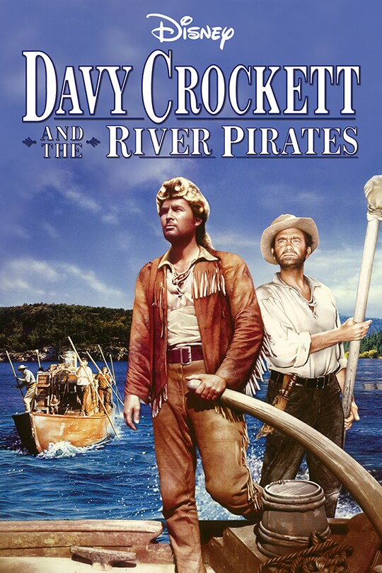 Disney | Davy Crockett and the River Pirates movie poster